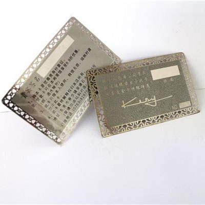 雕花會員卡定做，PVC卡印刷